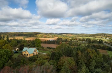 A sprawling acreage with lush fields and a cozy home, part of Jason Anson’s real estate listings, where he guides as a knowledgeable buyer's agent.